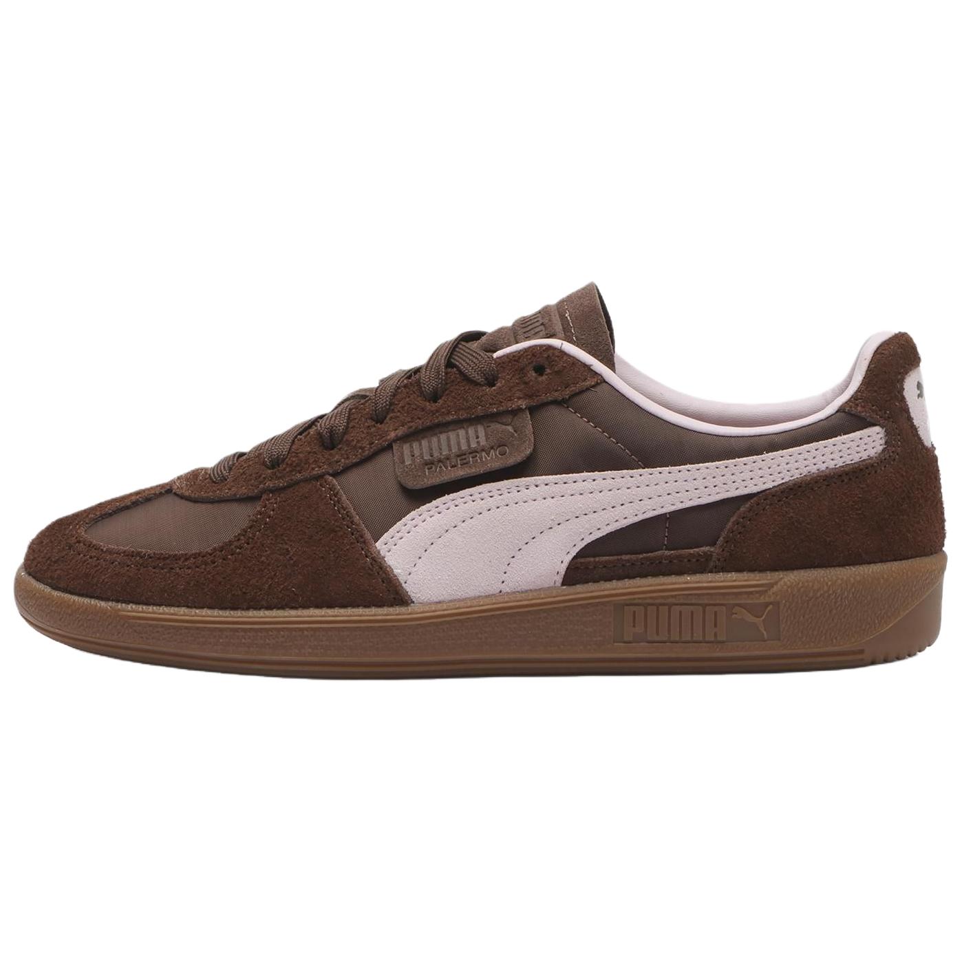 PUMA Palermo Hairy Low top German Army Trainers Unisex Brown