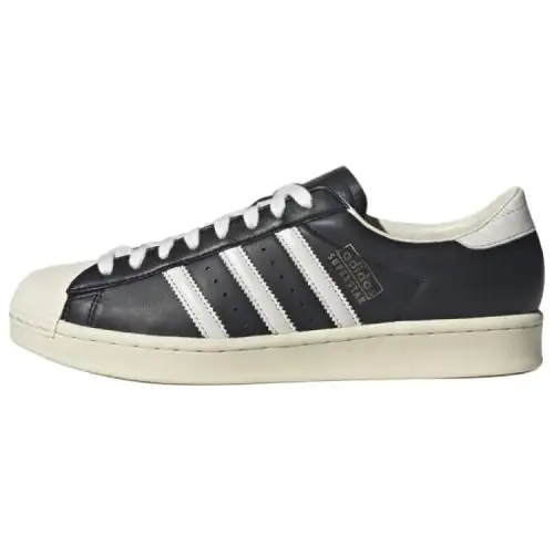 Superstar Adidas Originals Vintage 'Black Cream White'