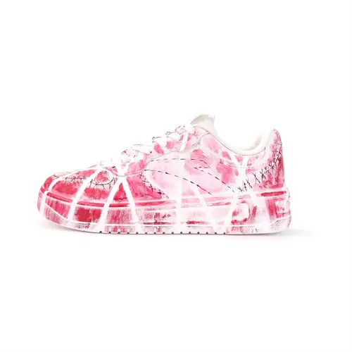 Anta Easy Abrasion Resistant Cushioning Abrasion Resistant Cushioning Low top Skateboard Shoes Unisex Pink