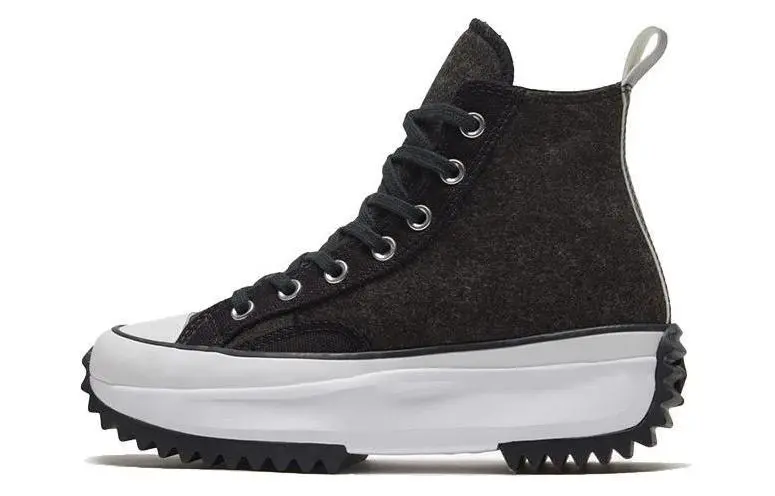 Run Star Converse Hike High 'Black Ice - Black Silver'