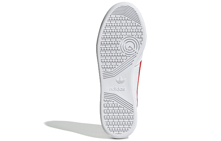 Мужские кеды adidas originals Continental 80 (бело-оранжевые) — фото 5