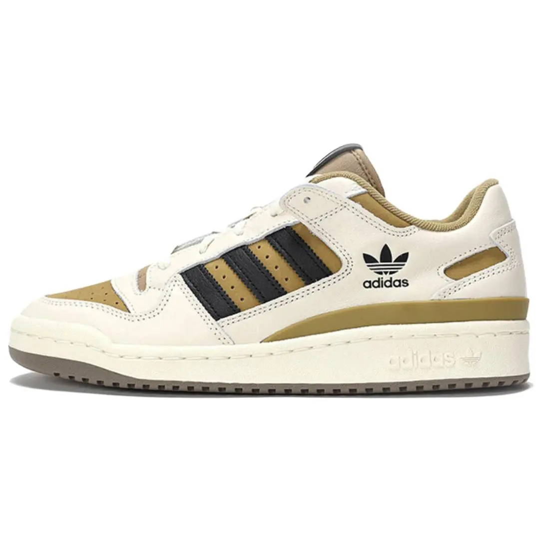 Adidas Originals FORUM Low top Skateboard Shoes Unisex White Brown