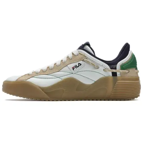 FILA ARTMOSPHERE Lightweight Low top Skateboard Shoes Men's Yellow White