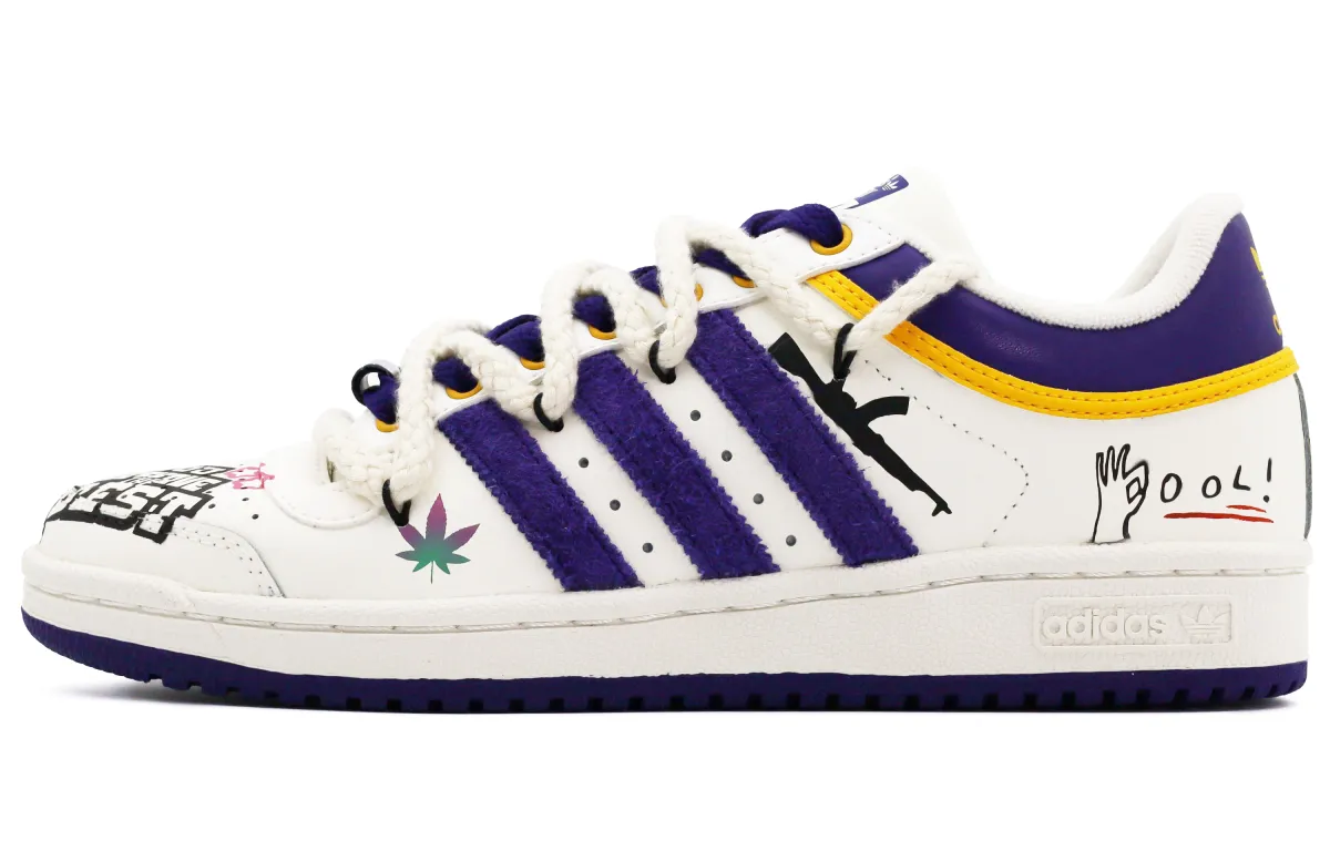 Adidas Originals Top Ten Slip Resistant Abrasion Resistant Slip Resistant Abrasion Resistant Low top Skateboard Shoes