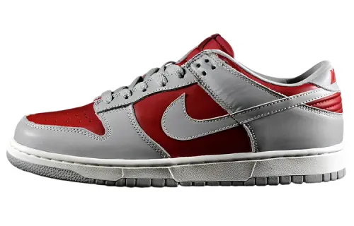 Nike Dunk Low 'Ultraman' Slip Resistant Abrasion Resistant Low top Skateboard Shoes Men's Red Gray