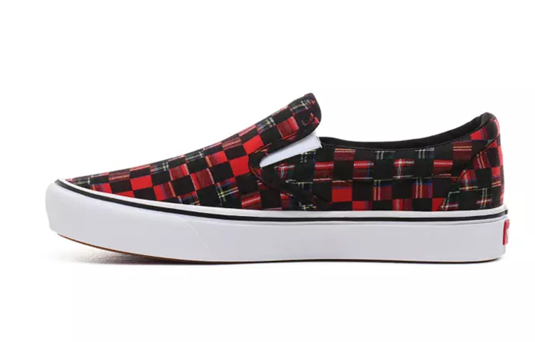 Vans Comfycush Slip On 'Plaid Checkerboard Red'