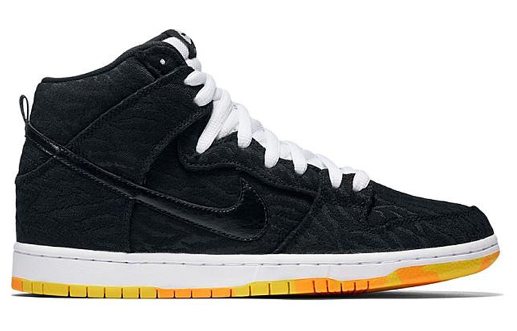 Кеды Nike Dunk SB Pro "Skunk" (черно-желтые) — фото 2