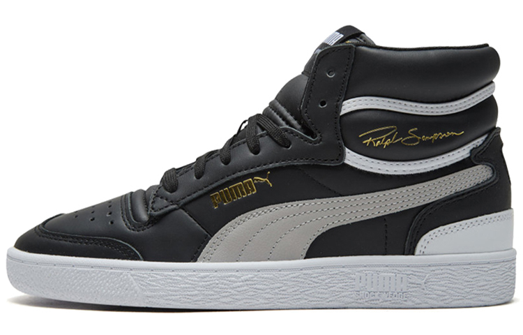 PUMA Puma Ralph Sampson Mid средней высоты панель обувь мужские и женские фасон унисекс черный