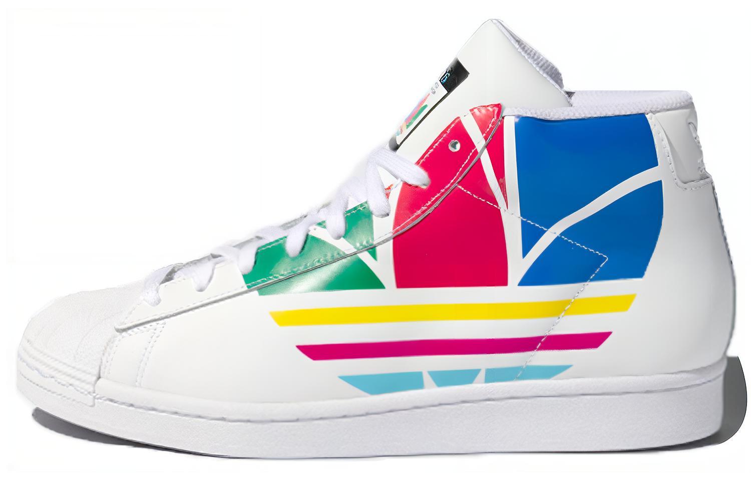 Кеды adidas adidas originals Pro Model (бело-красные)