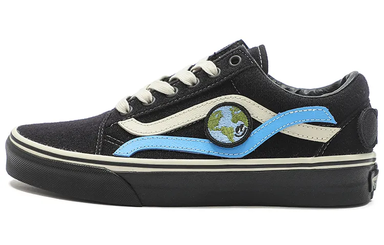 Vans Old Skool Classic Casual Skateboarding Shoes Black Unisex 'Black White'