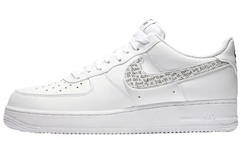 Nike Air Force 1 Low Just Do It Pack White Clear