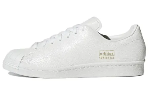 Adidas Originals Superstar Collection Skateboard Shoes Women's Low Top White/Gold