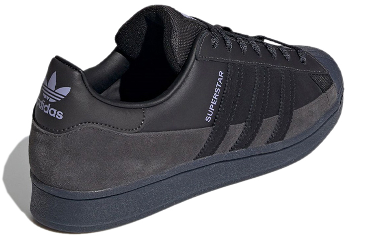 Кеды adidas originals SUPERSTAR (черно-серо-синие) — фото 4