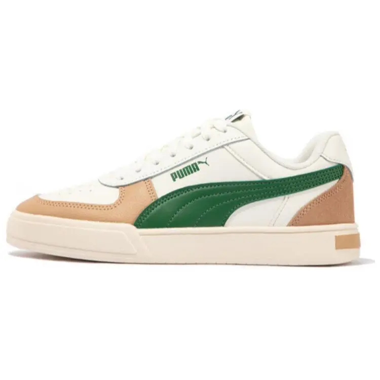 PUMA Caven Abrasion Resistant Low top Skateboard Shoes Unisex White