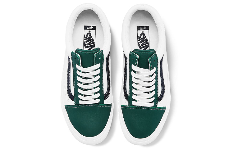 Кеды Vans Old Skool Vlt Lx (бело-зеленые) — фото 3