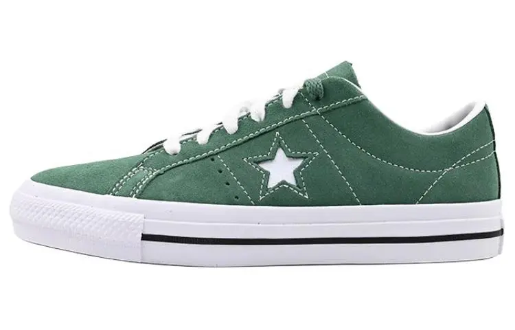 Converse One Star Pro Vintage Slip Resistant Cushioning Slip Resistant Cushioning Low top Skateboard Shoes Unisex Green