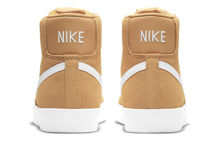 Женские кеды Nike Blazer 77 Wheat Suede (золотые) — фото 5