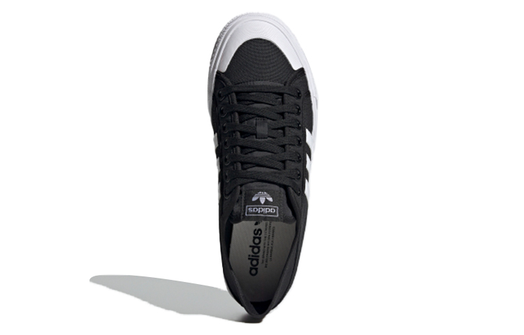 Кеды adidas originals Nizza Collapsible Lo (черно-белые) — фото 5