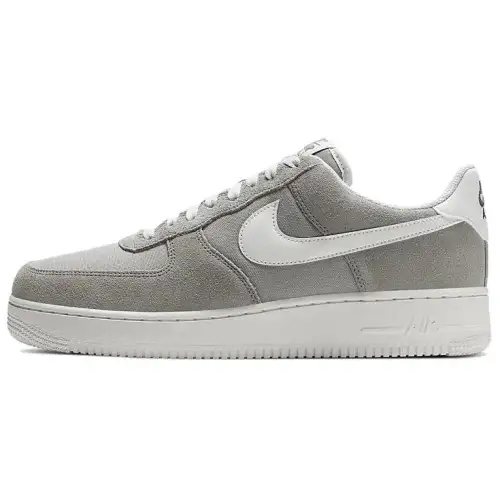Nike Air Force 1 Slip Resistant Abrasion Resistant Low top Skateboard Shoes Unisex White Gray