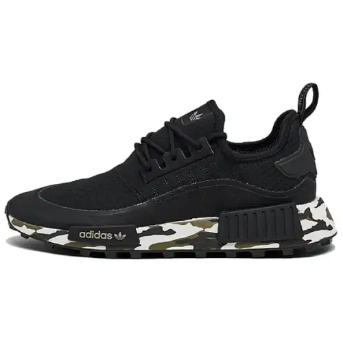 Adidas Originals NMD_R1 Cushioning Abrasion Resistant Cushioning, Wear Resistant Low top Skateboard Shoes Men's Black