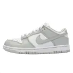 Nike Dunk Photon Dust Synthetic Leather Coverage Slip Resistant Low top Skateboard Shoes Women's Gray White