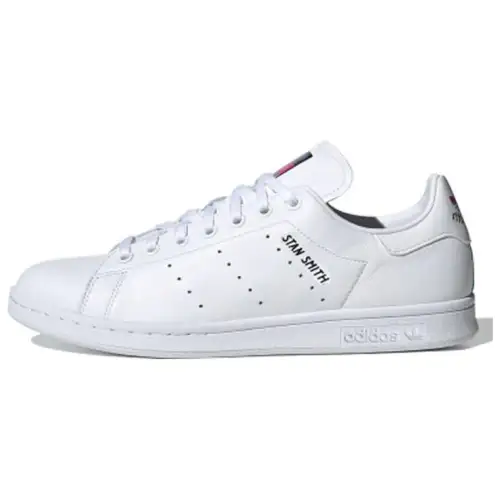 Adidas Originals Stan Smith South Beach Slip Resistant Slip Resistant Low top Skateboard Shoes Unisex White
