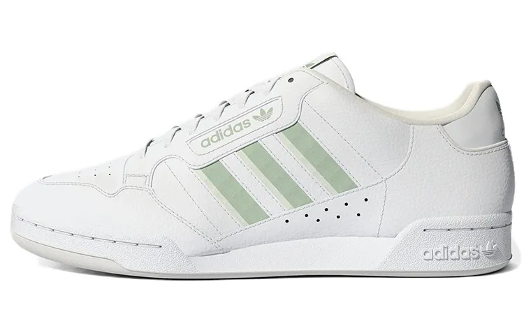 Adidas Continental 80 Stripes Cloud White Linen Green Off White