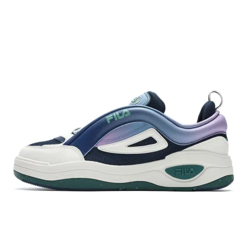FILA MIX 2 Cushioning, Wear Resistant Low top Skateboard Shoes Men's Lazulite/Milk White