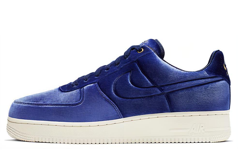 Кеды Nike Air Force 1 07 Premium (синие) — Синий / белый — фото 1