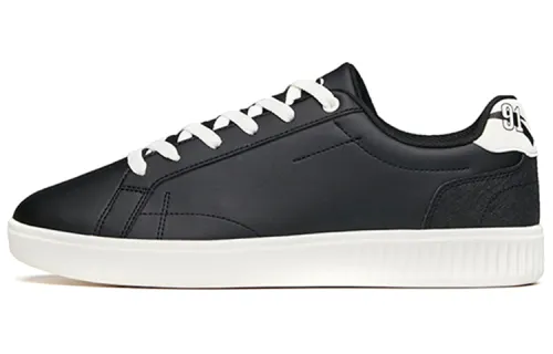 Anta BASIC Recycle Abrasion Resistant Low top Skateboard Shoes Men's Black