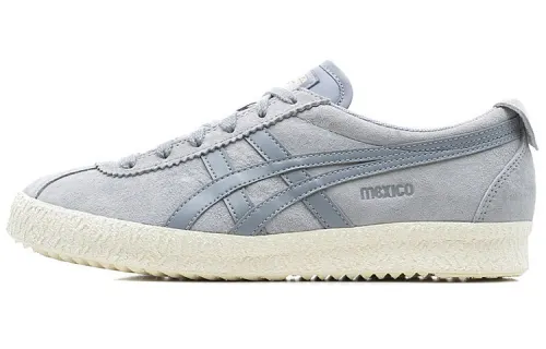Onitsuka Tiger Delegation Mexico Comfortable Abrasion Resistant Low top Skateboard Shoes Unisex Gray