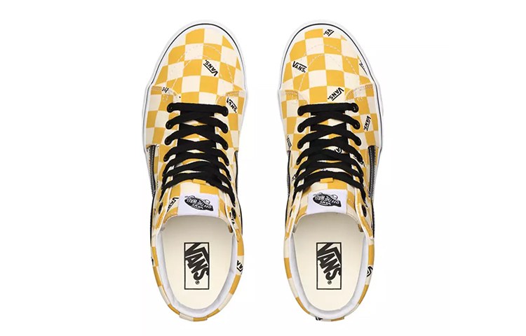 Кеды Vans SK8 (желто-черные) — фото 4