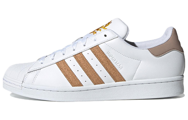 Кеды adidas originals SUPERSTAR (белый / коричневый)