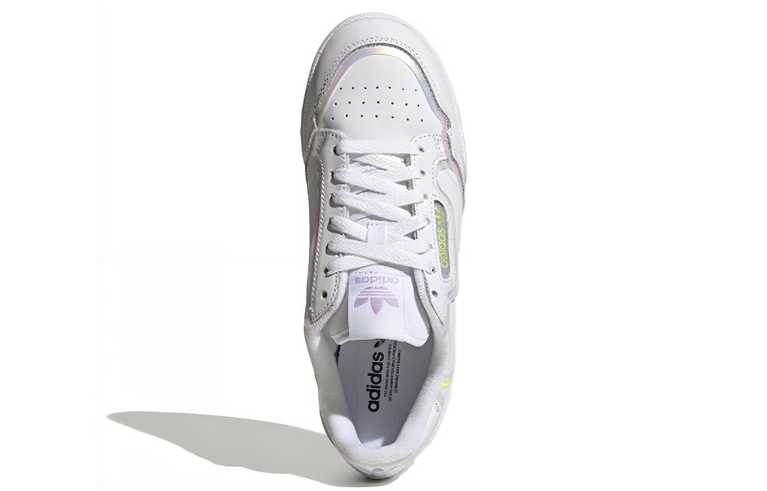 Женские кеды adidas originals Continental (бело-фиолетовые) — фото 5