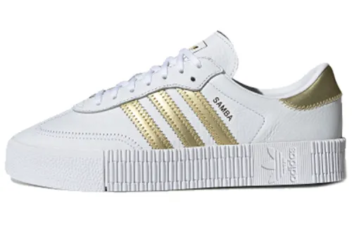 Adidas Sambarose White Gold Metallic Women's