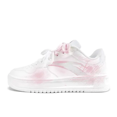 Anta Easy Slip Resistant Cushioning Low top Skateboard Shoes Women's Pink