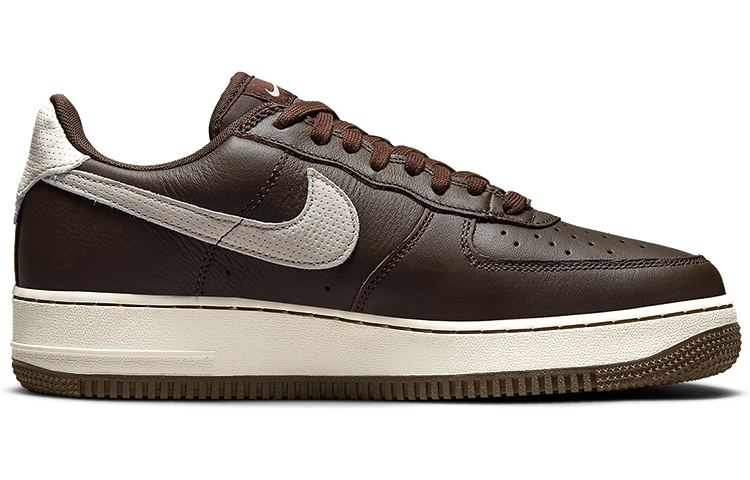 Кеды Nike Air Force 1 "Dark Chocolate" (коричнево-белые) — 巧克力色 — фото 2