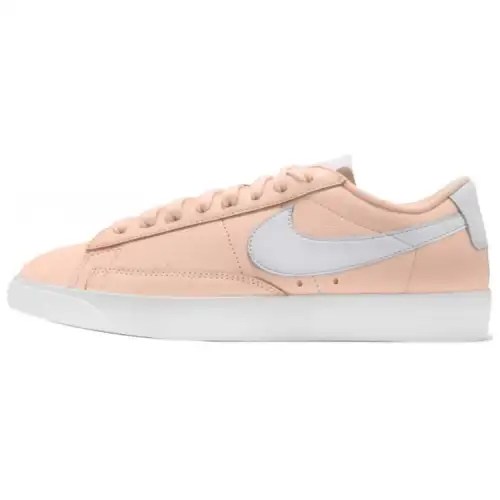 Nike Blazer Slip Resistant Abrasion Resistant Low top Skateboard Shoes Women's Pink White