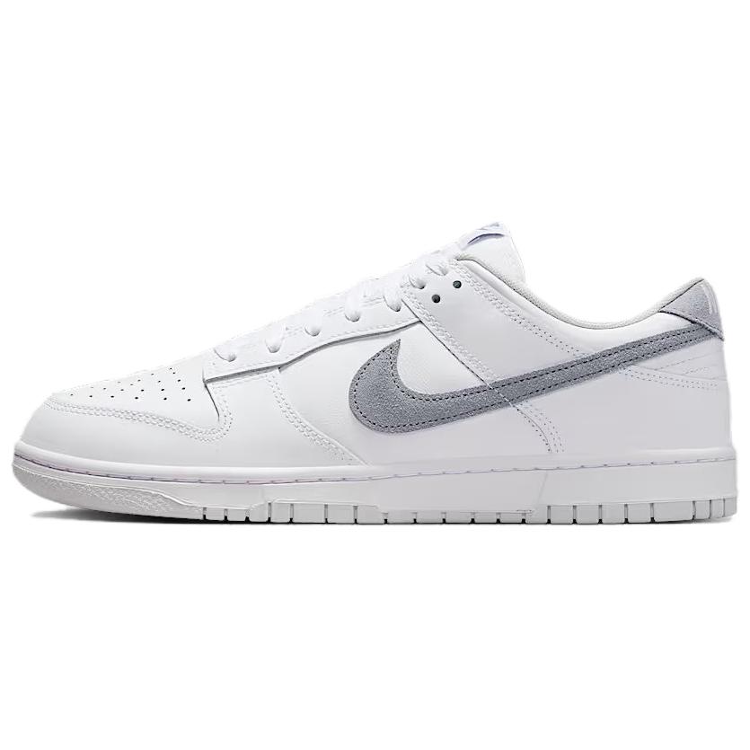 Мужские кроссовки Nike Nike Dunk Low (бело-серые)