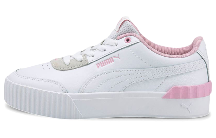 PUMA Carina Lift Casual Board Shoes White/Pink Women's