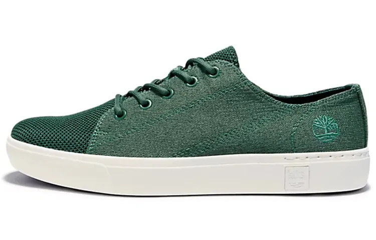 Timberland Skateboard Shoes Men's Low Top Green
