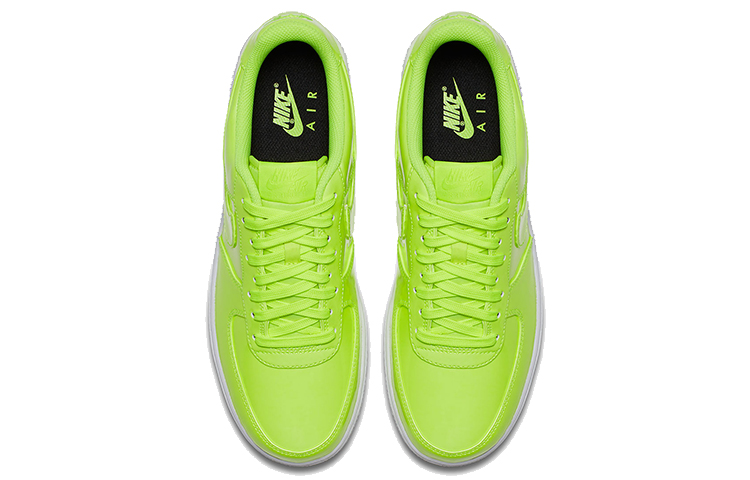 Мужские кроссовки Nike Air Force 1 Ultraviolet "Volt" (салатовые) — фото 4