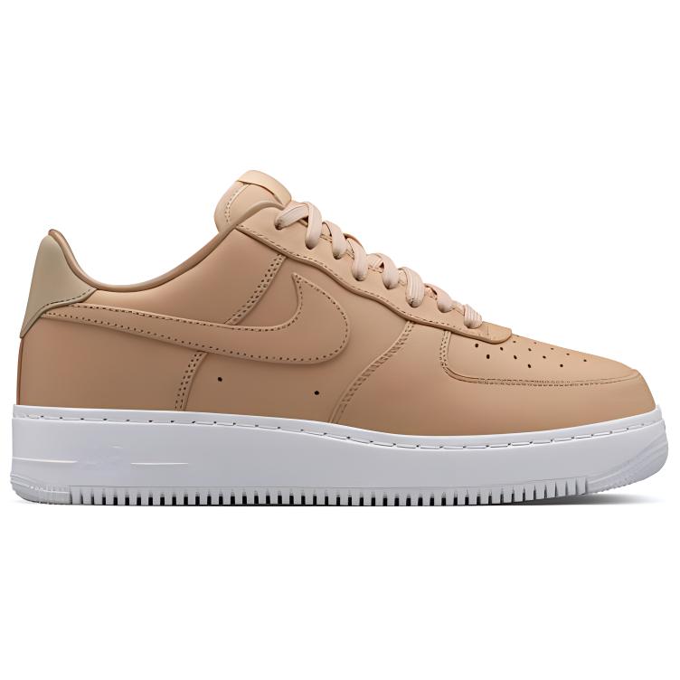 Кроссовки Nike Air Force 1 Vachetta Tan (светло-коричневые) — Коричневыйкоричневый / белый / коричневыйкоричневый — фото 2