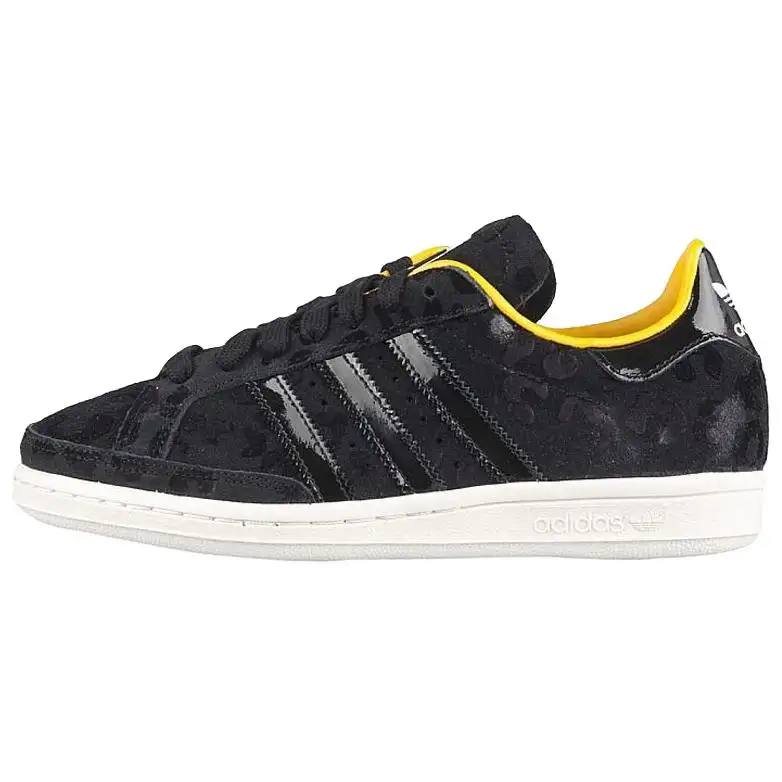 Adidas Originals NATIONAL TENNIS Slip Resistant Abrasion Resistant Low top Skateboard Shoes Women's Black