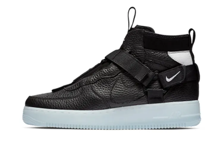 Nike Air Force 1 Mid Utility Black Half Blue