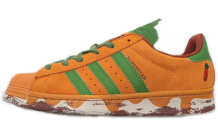 Adidas Melting Sadness X Adidas Originals Superstar Carrot 'Orange Green'