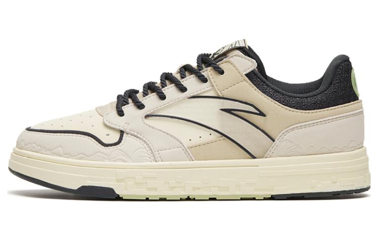 SUZHOU MUSEUM x Anta Street Naughty Leather Slip Resistant Cushioning Abrasion Resistant Low top Skateboard Shoes