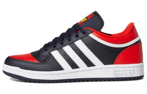 Adidas Originals Top Ten Skateboard Shoes Men's Low Top Blue/Red