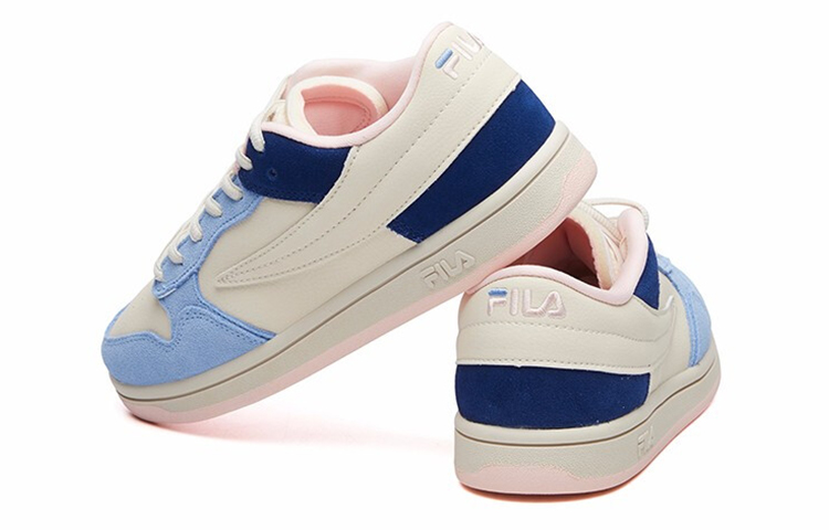 Женские кеды Fila FUSION T88 SKB (бело-синие) — фото 5