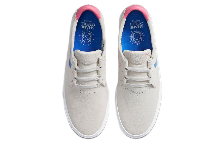 Мужские кеды Nike SB Shane (серо-голубые) — фото 4